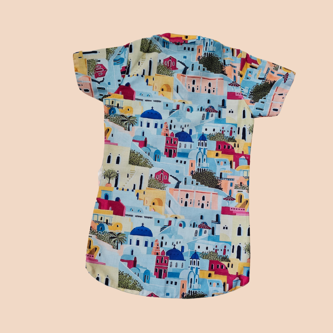 Boys Santorini Island Shirt